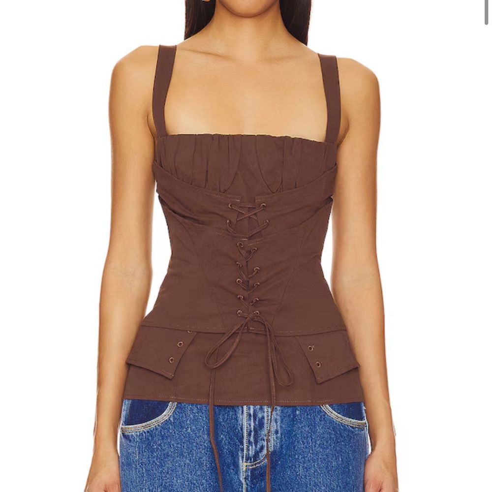 Lioness Lace-Up Bustier